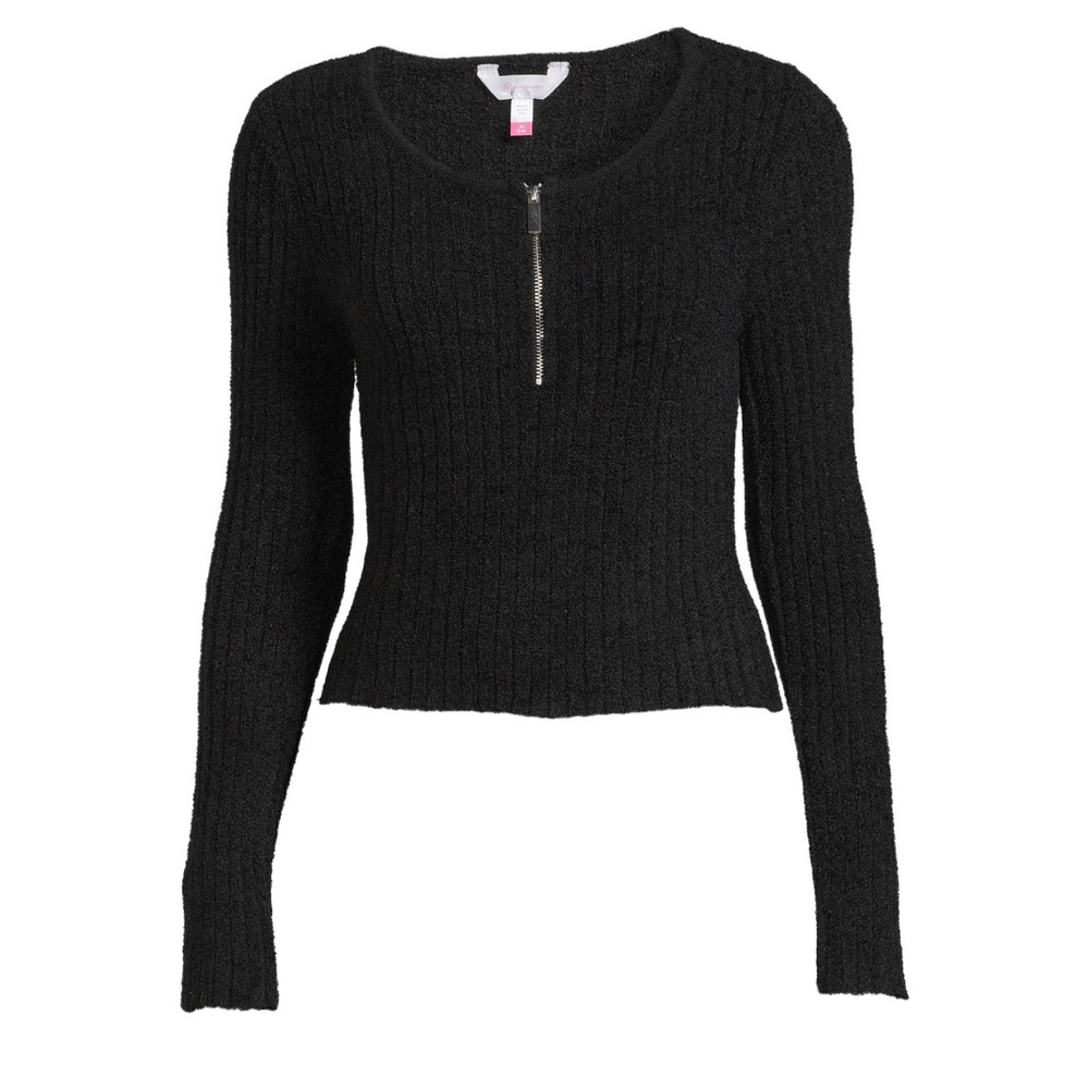 New with tags Junior Chenille Zip Sweater Size L